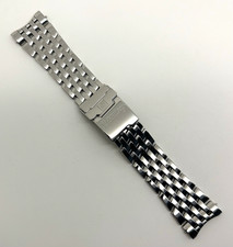 Bracciale Orologio Breitling Navitimer 426A 24mm Acciaio Inox Autentico OEM