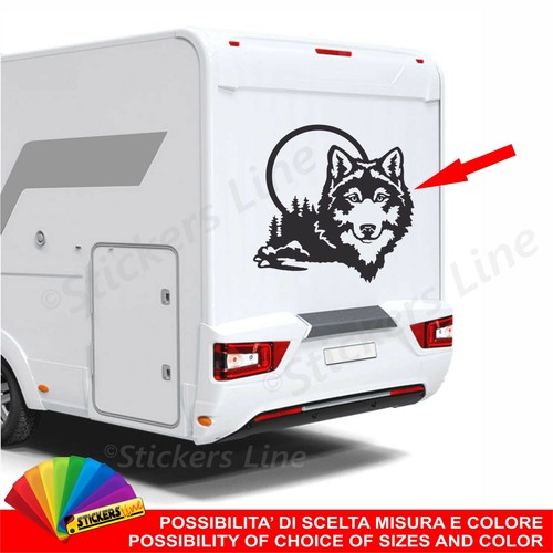 Adesivo per camper - , lupo