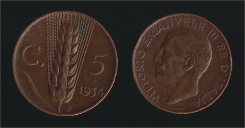 Centesimi 1934 spiga - centesimi,