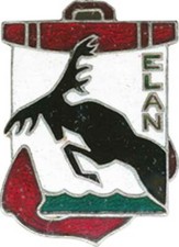 ELAN, Aviso Dragueur, (6/Pl.17) dos guilloché, A.B. Rue de Rennes + Poinçon(E40)