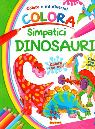 Colora simpatici dinosauri - dinosauri,