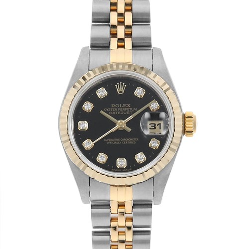 Rolex datejust 10p diamond - rolex,