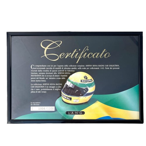 Certificato lang collezione - certificato,