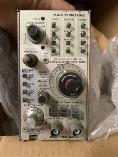 Tektronix triggering time - h,