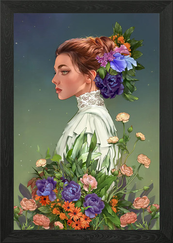 Ritratto ragazza edoardiana - di,