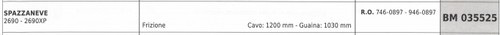 Cavo frizione mtd - cavo,