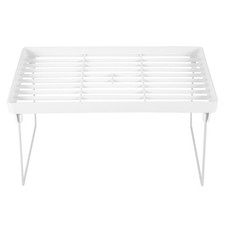 1x(Armadio impilabile scaffale rack acciaio metallo gamba - armadio, piatti, stoviglie, 7768