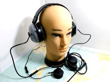 SET CUFFIA AERONAUTICA CEOTRONICS CON MICROFONO A CONDUZIONE OSSEA PER CASCHI