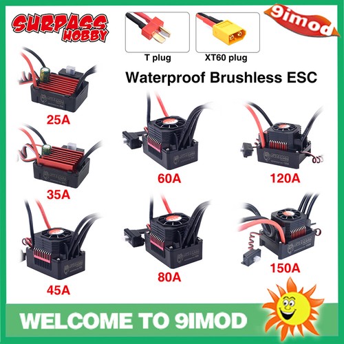 Surpasshobby esc 80a 150a - esc, 60/80a
