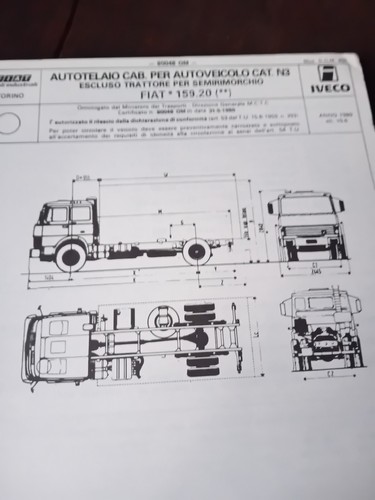 Autocarro fiat iveco 159 n3 - fiat,