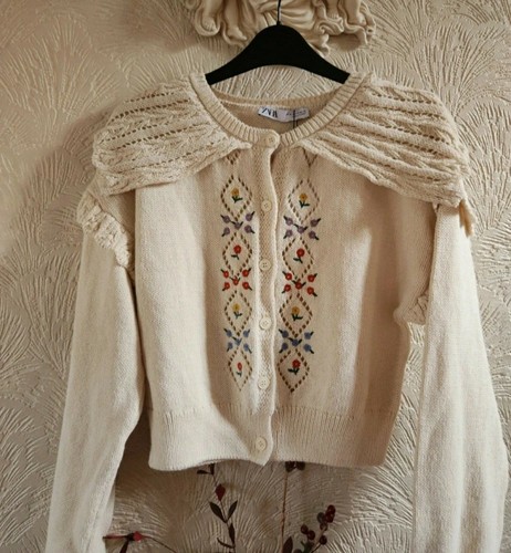 Cardigan zara panna - cardigan,