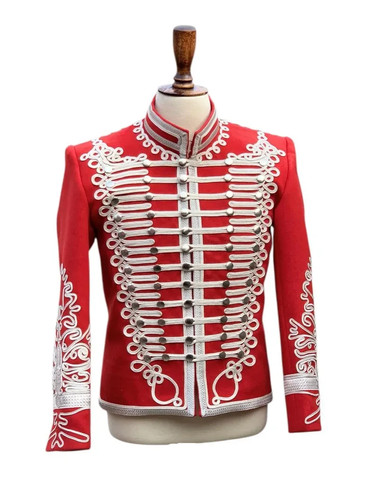 Uniforme militare uomo rossa