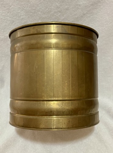 Fioriera vintage grande ottone
