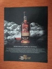 PUBBLICITA' ORIGINALE - ADVERTISING RON "ZACAPA" del 2009