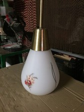 Lampadario In Vetro Colorato E Ottone