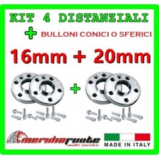 KIT 4 DISTANZIALI PER FIAT