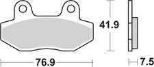 SBS Brake Pads Front For