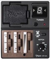 Takamine CTF-2N FPT Brown Preamp Replacement Acustic Guitar Tuner Notch Filter