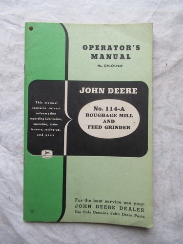John deere 114 - john, 114-a