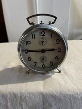 SVEGLIA VINTAGE EPOCA OROLOGIO DA COMODINO FUNZIONANTE ANONIMA