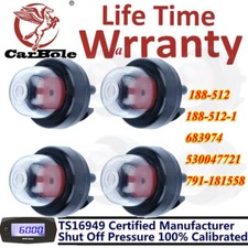 4x Lampadina Primer Carburante per Ryobi Stihl McCulloch Decespugliatore Motosega Ricambi