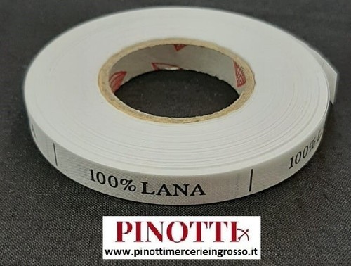 Etichette 100 lana rotolo - etichette, 100%