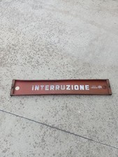 Cartello Stradale Anni 80