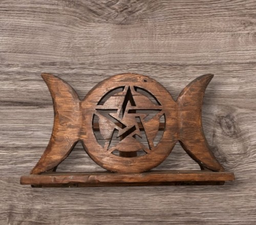 Wicca leggio decorato - decorato, in