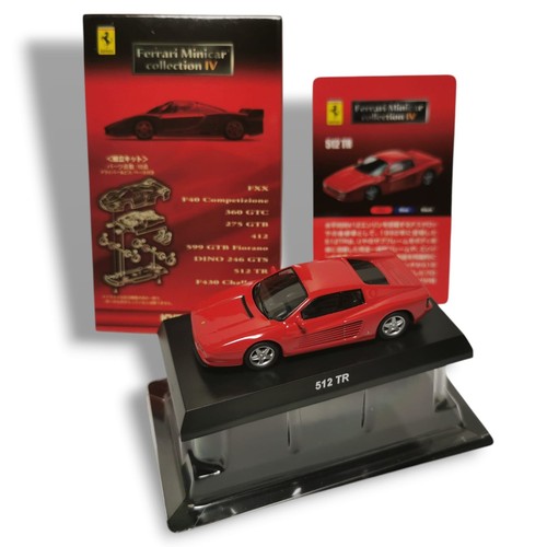 Kyosho ferrari 512 tr - 1/64,