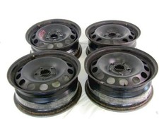 1K0601027A SET 4 CERCHI IN FERRO DA 16 POLLICI 5 FORI 6,5JX16H2 ET 50 AUDI A3 1.