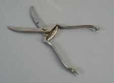 Forbici per pollame in metallo cromato con molla RICH. A. Herder Solingen Vin...