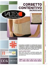 CORSETTO ORTOPEDICO LOMBARE QUALSIASI TAGLIA 6 stecche SFILABILI 