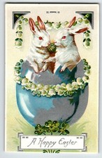 Cartolina pasquale coniglietto
