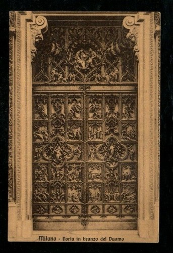 Cartolina milano porta - cartolina,