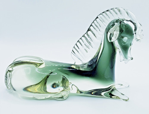 Statuina cavallo vetro