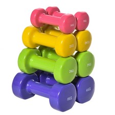 Homcom set pesi palestra - set,