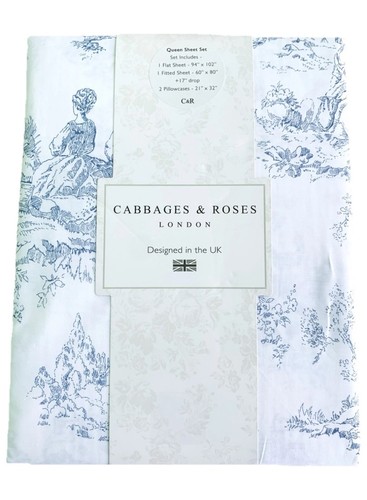 Set lenzuola cabbages roses - set,