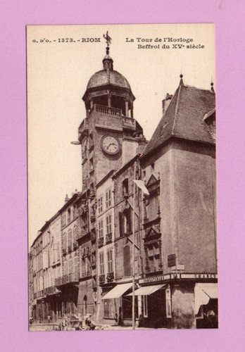 Riom torre dell orologio - -, la