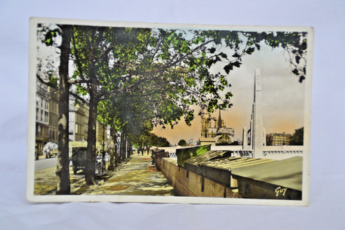 Vecchia cartolina parigi - vecchia,