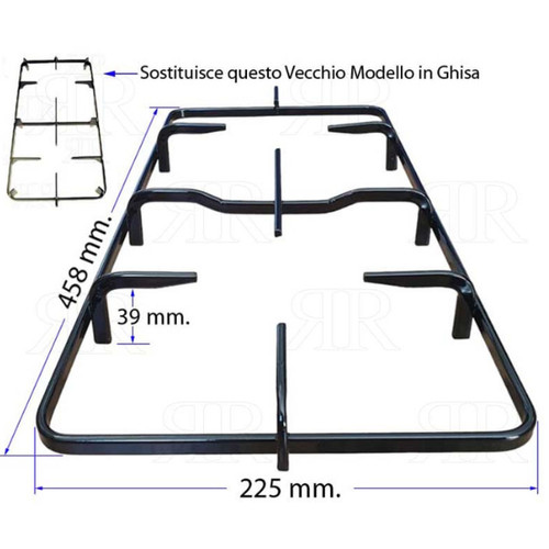 Glem gas griglia fuochi per - glem,