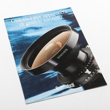 RODENSTOCK OBIETTIVI GRANDE FORMATO DEPLIANTIN ITALIANO 14pg IN BUONE CONDIZIONI