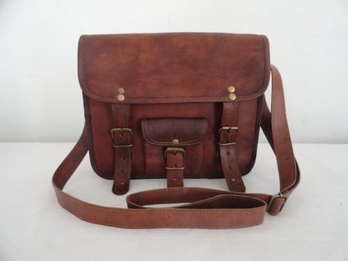 Pelle vintage messenger - in,