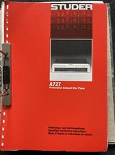 Studer a727 service - a727, +