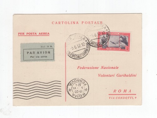 1932 italia speciale cartolina - italia,