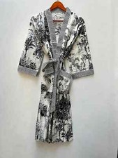 Indian Cotton Robe Long Kimono