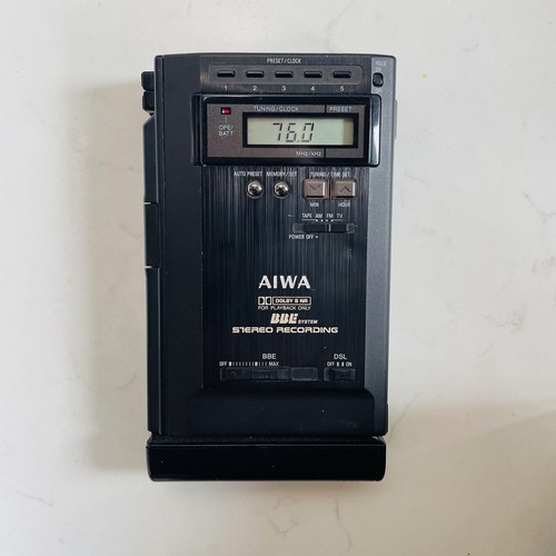 Aiwa cassette recorder - cassette, fm