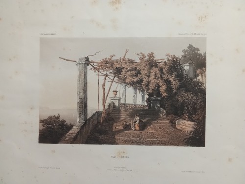 Rara litografia 1850 - rara,