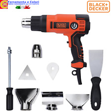 Pistola Termica BLACK+DECKER 2000W Sverniciatore Termico 65-645?C Con Kit