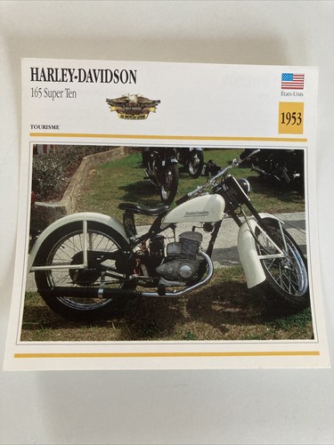 Harley davidson 165 super ten - harley,