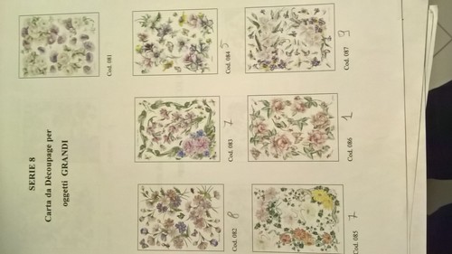 Carta decoupage serie - serie, 8